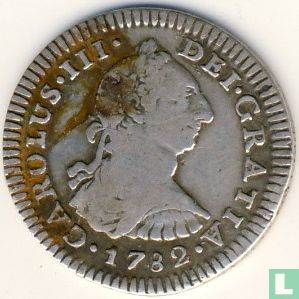 Mexico 1 real 1782 - Image 1