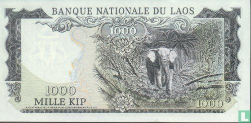 Laos 1000 Kip [18a] - Image 2