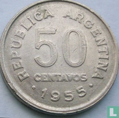 Argentine 50 centavos 1955 - Image 1