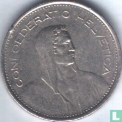Zwitserland 5 francs 1966 - Afbeelding 2
