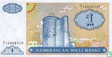 1 Azerbaijan Manat 1993 - Image 1