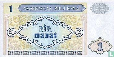 1 Azerbaijan Manat 1993 - Image 2