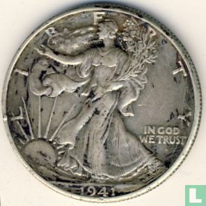 United States ½ dollar 1941 (without letter) - Image 1