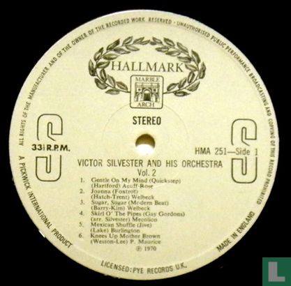Victor Silvester and His Orchestra Vol. 2 - Afbeelding 3
