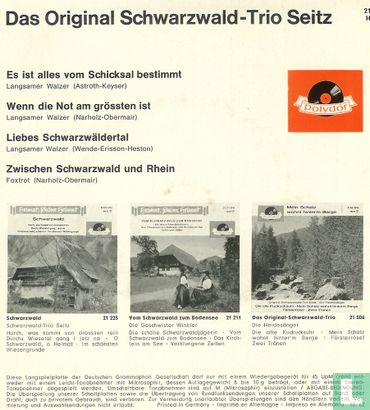 Das Original Schwarzwald -Trio Seitz - Image 2