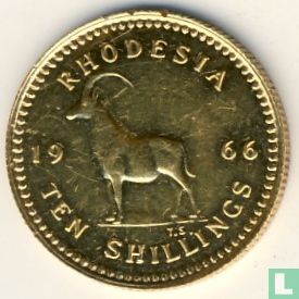 Rhodesië 10 shillings 1966 (PROOF) - Afbeelding 1