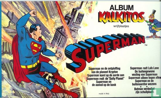 Album Kalkitos wrijfplaatjes Superman - Afbeelding 1