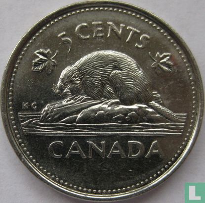 Canada 5 cents 2002 "50th anniversary Accession of Queen Elizabeth II" - Afbeelding 2