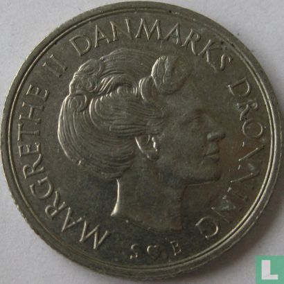 Denemarken 1 krone 1977 - Afbeelding 2
