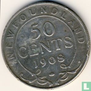 Neufundland 50 Cent 1908 - Bild 1
