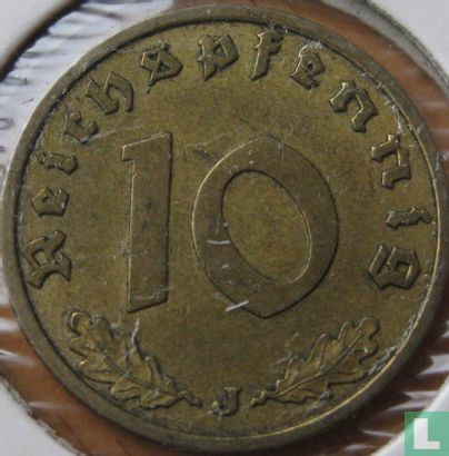 Duitse Rijk 10 reichspfennig 1937 (J) - Afbeelding 2