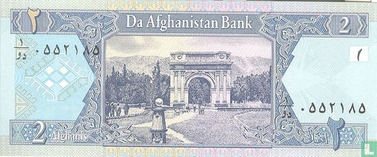 Afghanistan 2 afghanis  - Image 2