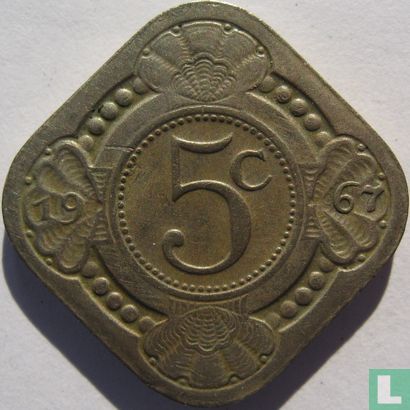 Netherlands Antilles 5 cent 1967 - Image 1