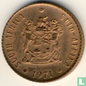 Afrique du Sud ½ cent 1971 - Image 1