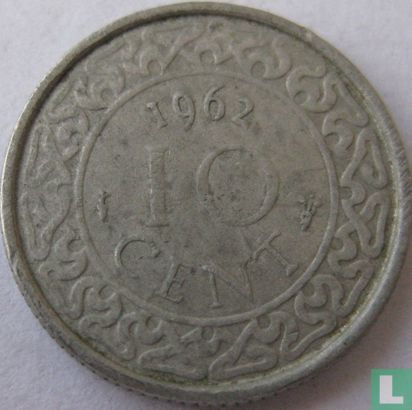 Suriname 10 cent 1962 - Afbeelding 1