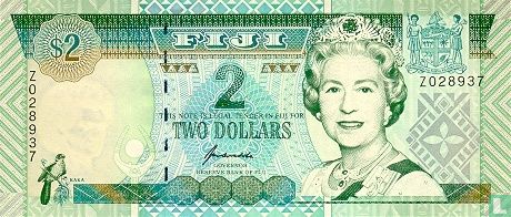 Fiji 2 Dollars  - Afbeelding 1