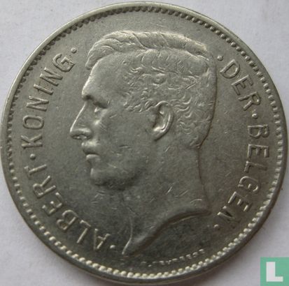 Belgique 5 francs 1932 (NLD - position A) - Image 2