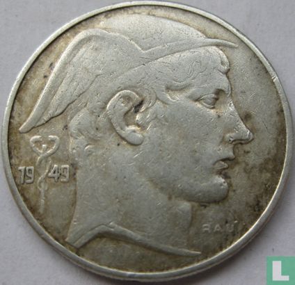 België 20 francs 1949 (NLD - muntslag) - Afbeelding 1