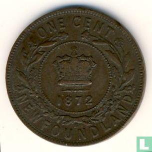 Newfoundland 1 cent 1872 - Afbeelding 1