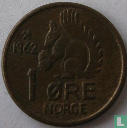 Norvège 1 øre 1962 - Image 1