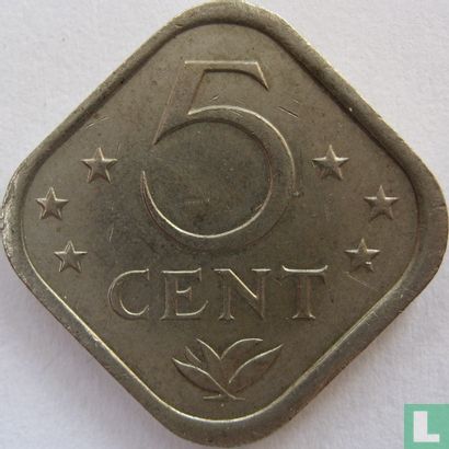 Netherlands Antilles 5 cent 1984 - Image 2