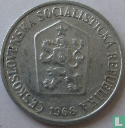 Tschechoslowakei 10 Haleru 1968 (Aluminium) - Bild 1