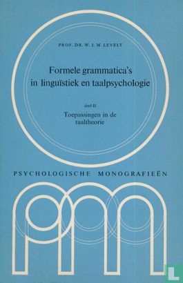 Formele grammatica's in linguïstiek en taalpsychologie. Deel II - Image 1