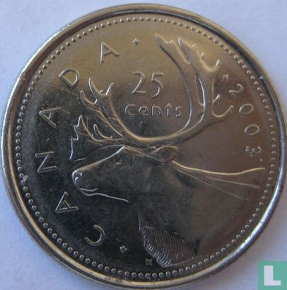 Canada 25 cents 2003 (with SB - without W) - Image 1