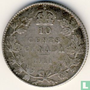 Canada 10 cents 1911 - Afbeelding 1