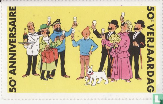 Tintin 50e anniversaire / Kuifje 50e verjaardag