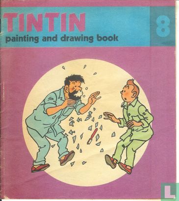 TinTin painting and drawing book 8 - Afbeelding 1