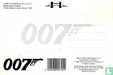 EO 00745 - Bond Classic Posters - On Her Majesty's Secret Service - Image 2