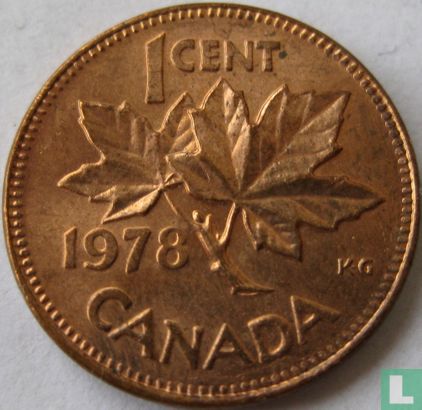 Canada 1 cent 1978 - Image 1
