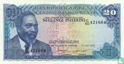 20 shillings du Kenya - Image 1
