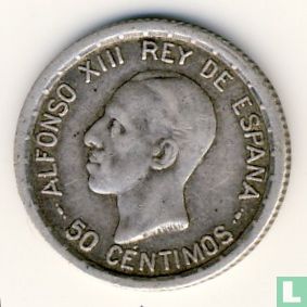 Spanje 50 centimos 1926 - Afbeelding 2