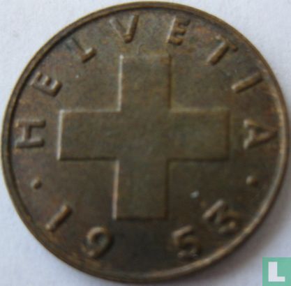 Suisse 1 rappen 1953 - Image 1