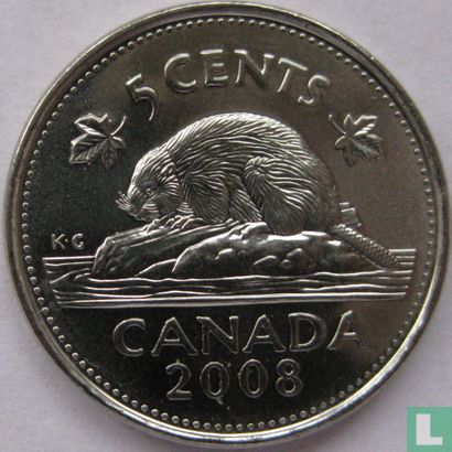 Canada 5 cents 2008 - Afbeelding 1