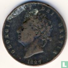 Royaume Uni ½ penny 1827 - Image 1