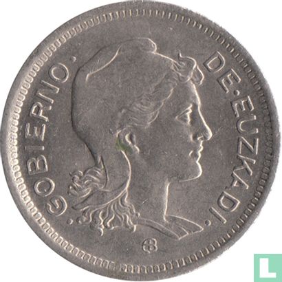 Euzkadi 1 peseta 1937 - Afbeelding 2