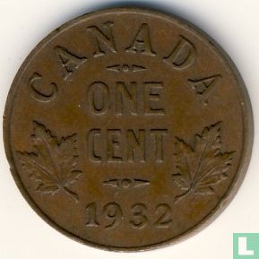 Canada 1 cent 1932 - Image 1