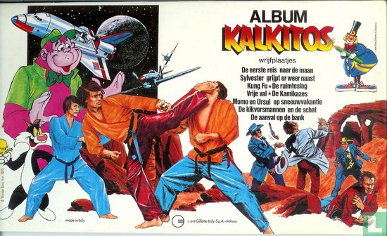 Album Kalkitos wrijfplaatjes  - Image 1