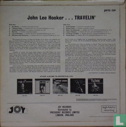 John Lee Hooker ... Travelin' - Image 2