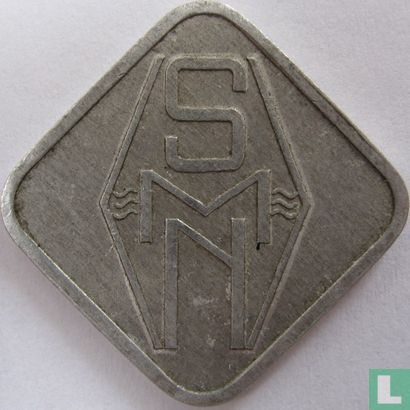 Boordgeld 25 cent 1953 SMN (vierkant) - Image 2