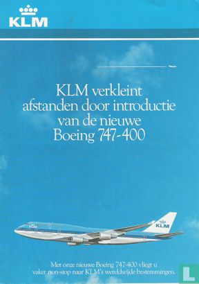 KLM verkleint afstanden door intro. 747-400 (01) - Afbeelding 1