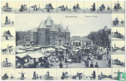 Amsterdam - Nieuwe Markt met Waag