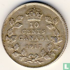 Canada 10 cents 1917 - Afbeelding 1