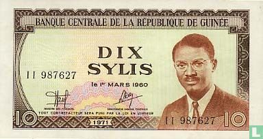 Guinee 10 Sylis   - Afbeelding 1