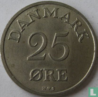 Denemarken 25 øre 1954 - Afbeelding 2