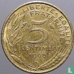 France 5 centimes 1966 - Image 1
