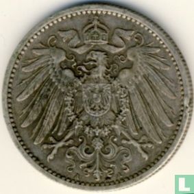 Empire allemand 1 mark 1906 (A) - Image 2